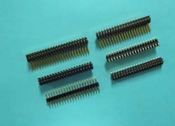P1276 - 1.27x1.27mm Dual Row Pin Headers Connector - DIP type - Chien Shern Enterprise Co Ltd